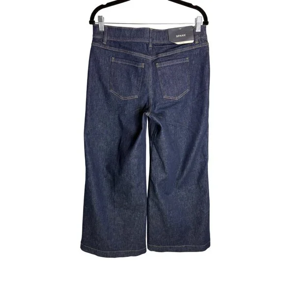 SPANX Navy Wide Leg Pants - Picture 5 of 14